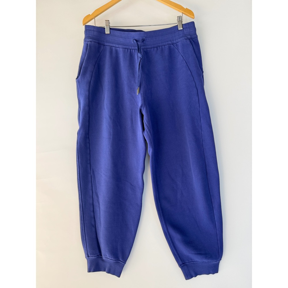 Lululemon Scuba High-Rise Relaxed Jogger Women 12 Psychic Blue W5CV9S 26" Inseam